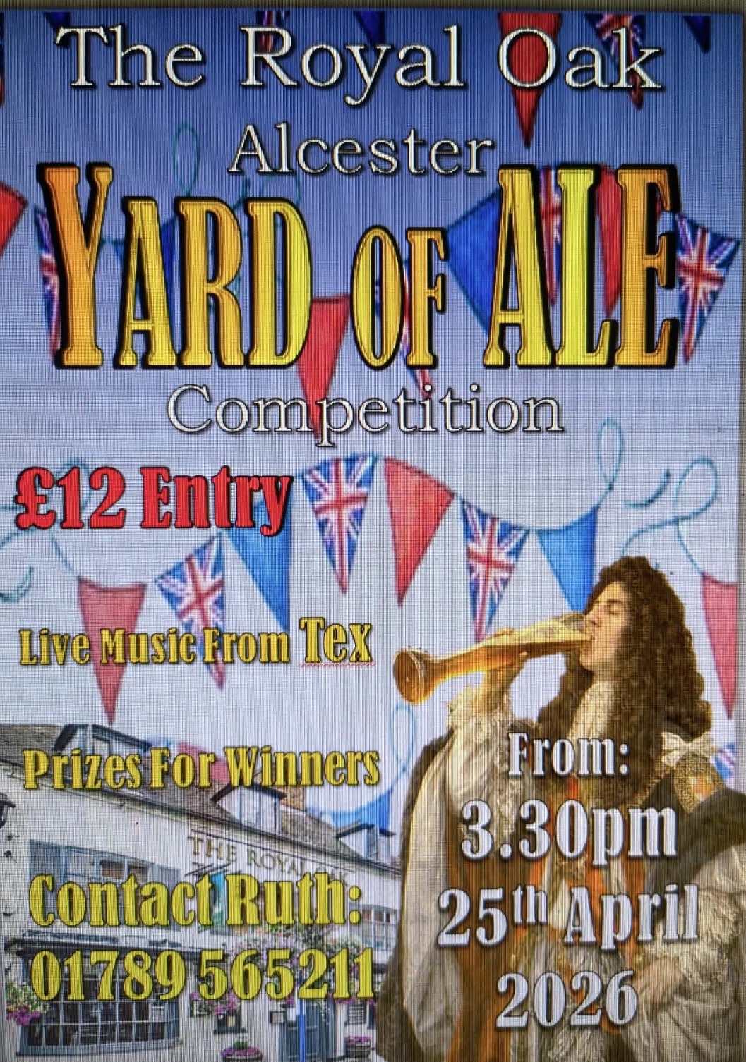 Featured image for “Yard of ale competition, Sat 25th April”