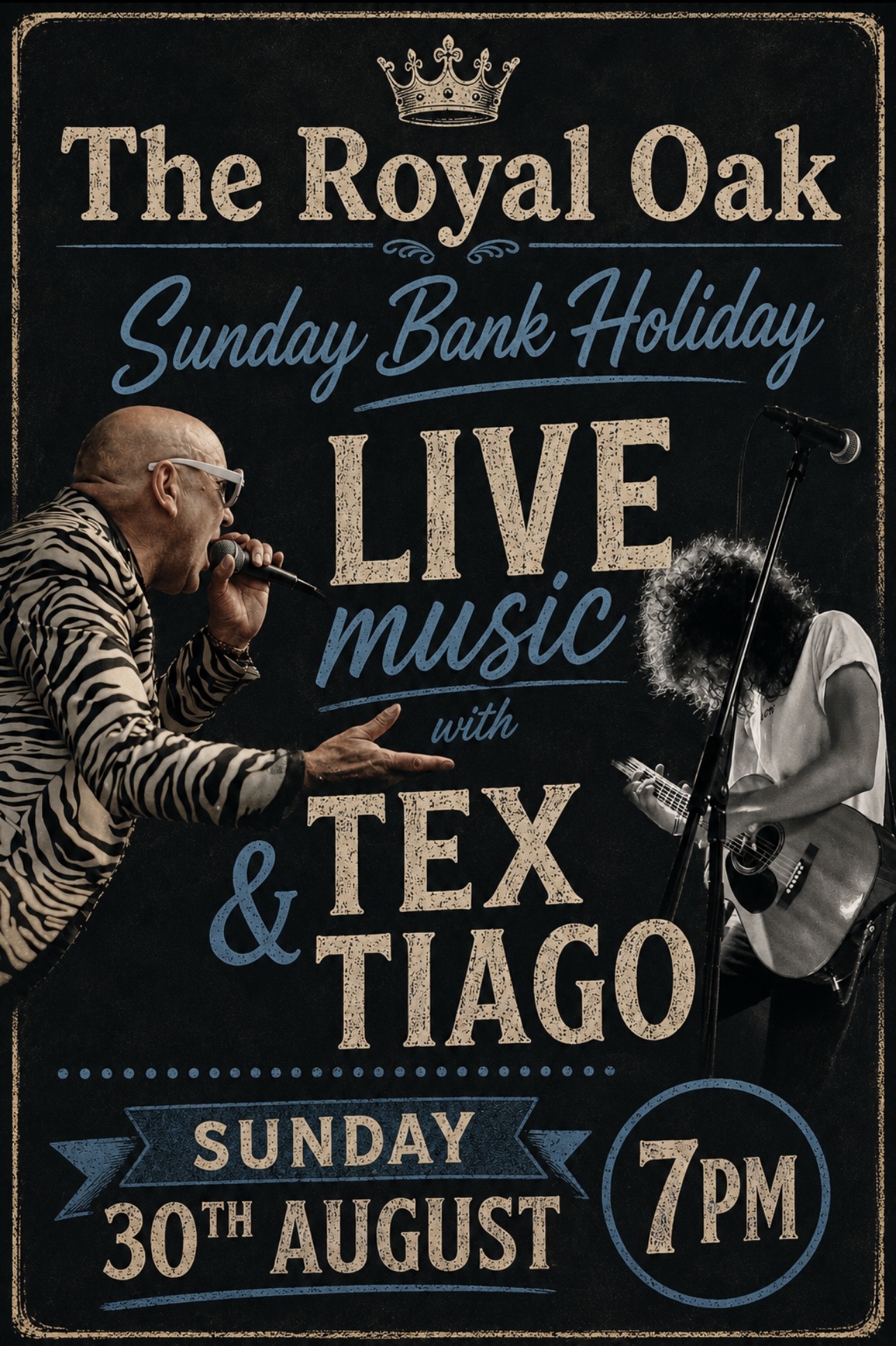 Featured image for “Tex & Tiago, Sunday 30th August 7pm”