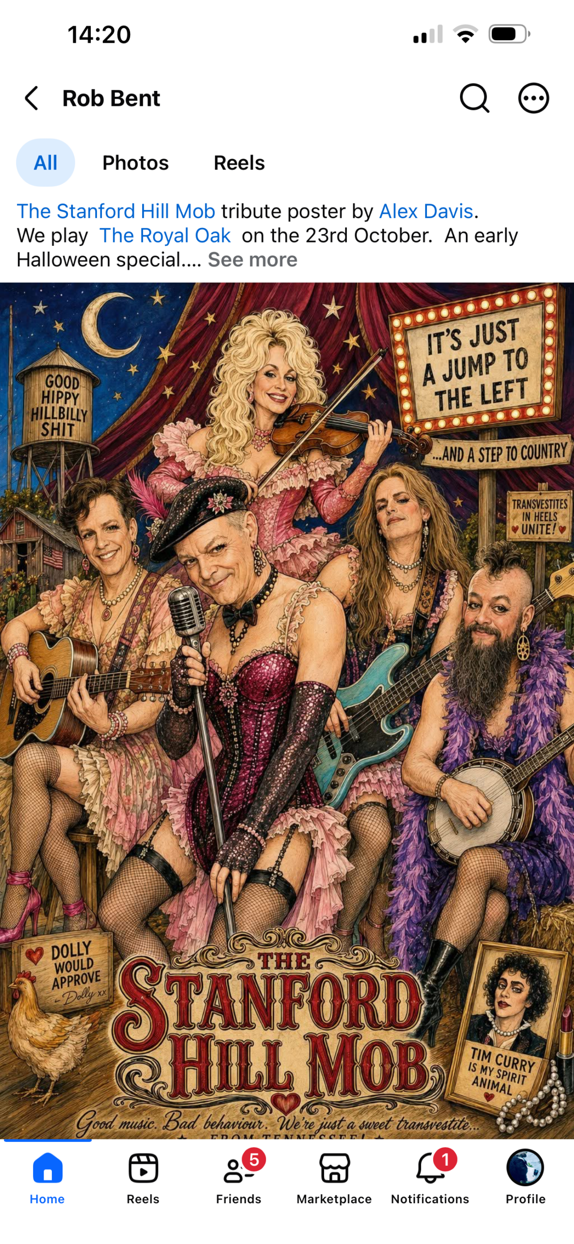 Featured image for “The Stanford Hill Mob live at the Royal Oak, Friday 23rd October”